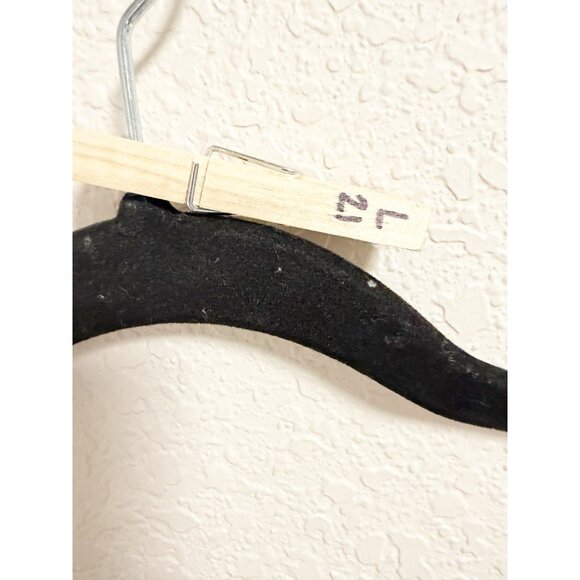 Le Jean Column Jean High Rise Wide Leg Raw Hem Cotton Stretch Blue Size 26 - Picture 8 of 8